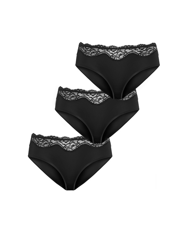 City Chic - Smooth & Chic 3 Pack Micro Shorty
