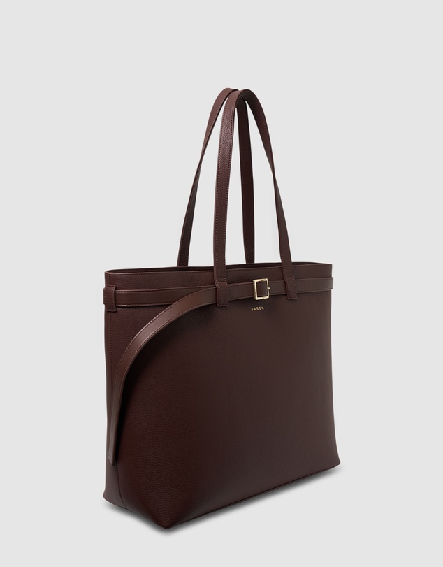SABEN - Tia Shoulder Bag Espresso + Bronze