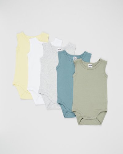 The Singlet Bubbysuit 5-Pack - Babies
