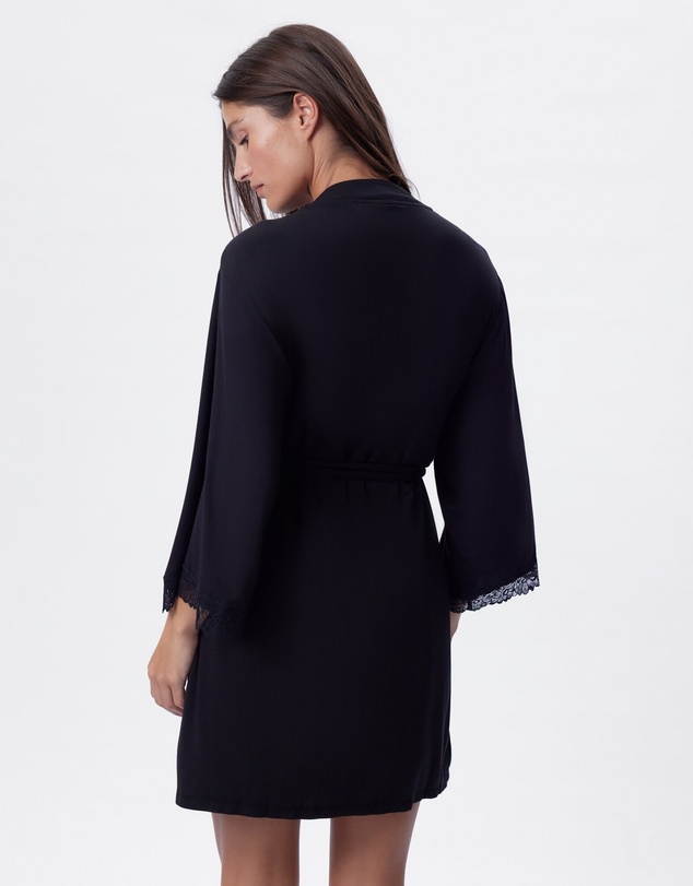 Bras N Things - Selene Short Wrap - Black