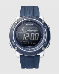 Maxum - Brave Navy Blue Digital Watch