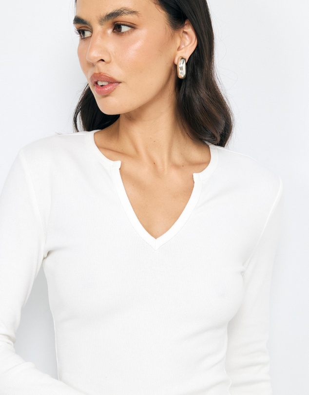 AERE - Long Sleeve Rib Tee