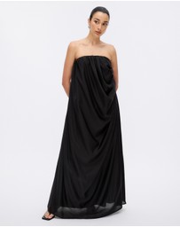 Minima Esenciales - Lana Draped Maxi Dress