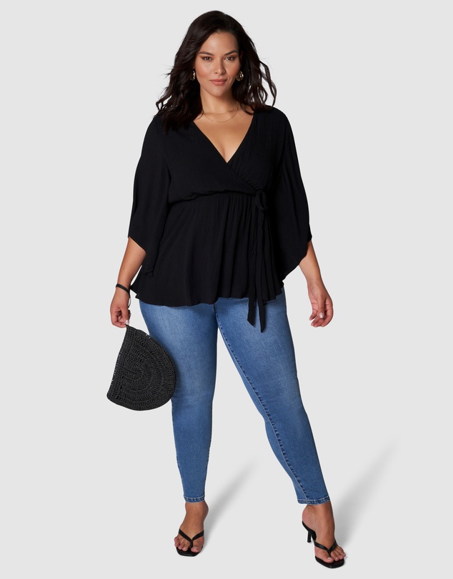 Something 4 Olivia - Salma Wrap Blouse