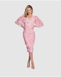 Romance by Honey and Beau - Khloe Bell Sleeve Dress