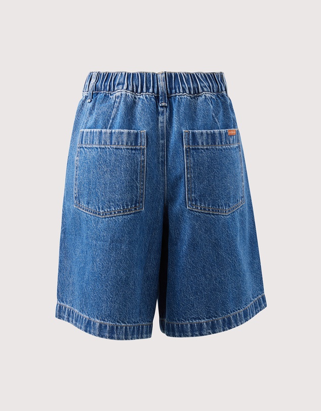 Ceres Life - Sylvie Longline Pleat Denim Short