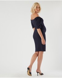 Soon Maternity - Kim Flare Sleeve Dress