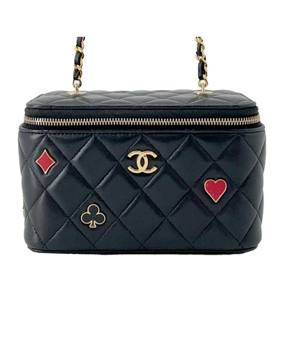 Pre-Loved by Azura Reborn - Pre-Loved Lambskin Coco Casino Vanity Case