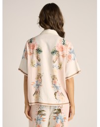 Fate + Becker - Solara Placement Print Collared Shirt