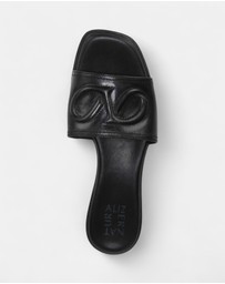 Naturalizer - Genevieve Slide - Black Leather