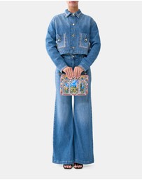 Camilla - Small Canvas Clutch