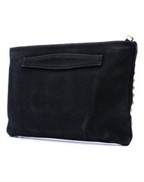 Pre-Loved by Azura Reborn - Pre-Loved Canvas Canapa Studded Vernice Clutch