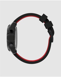 UFC - UFC Brawler 42.5mm Black Digital Dial with Two Tone Black and Red Silicone Strap