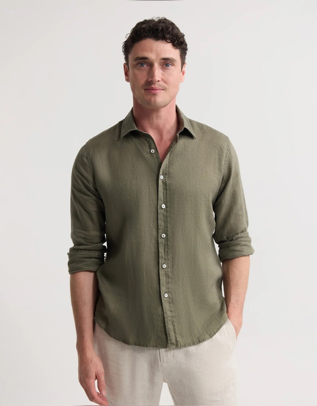 Oxford - Cooper Ls French Linen Shirt