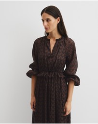 Country Road - Print Midi Dress