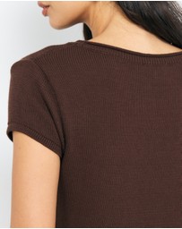 AERE - Lee Organic Cotton Knit Top