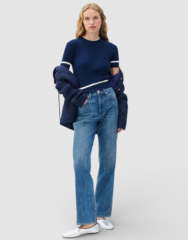 rag & bone - Kassy Rib Short Sleeve