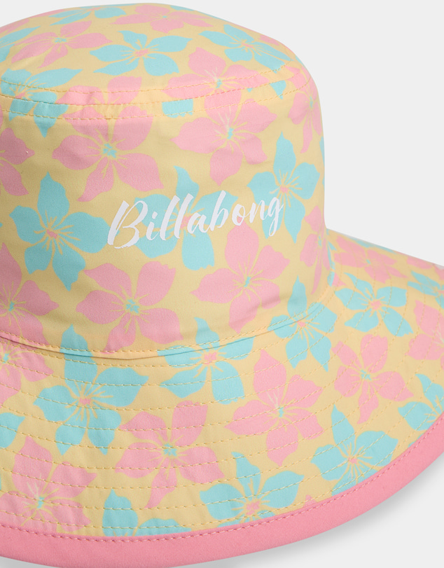 Billabong - Girls 2 to 7 Sun Petals Reversible Bucket Hat