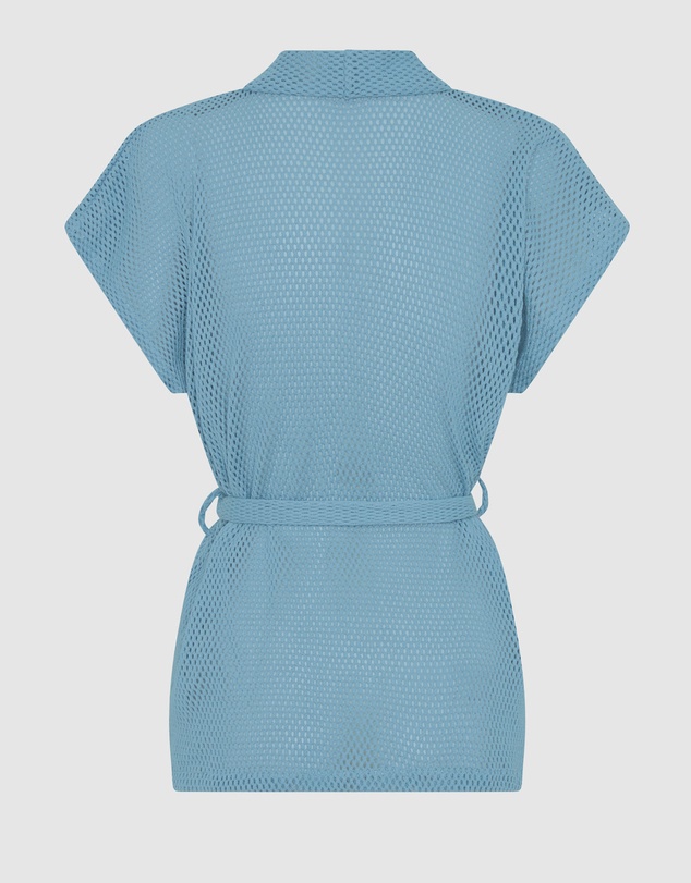 Arms Of Eve - Sardinia Wrap Top - Bluebell