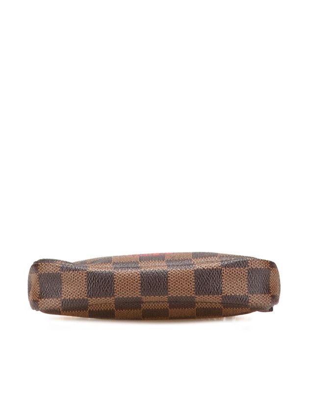 Pre-Loved by Azura Reborn - Pre-Loved louis vuitton Compact Accessory with Checkered Pattern and Embellished Patch