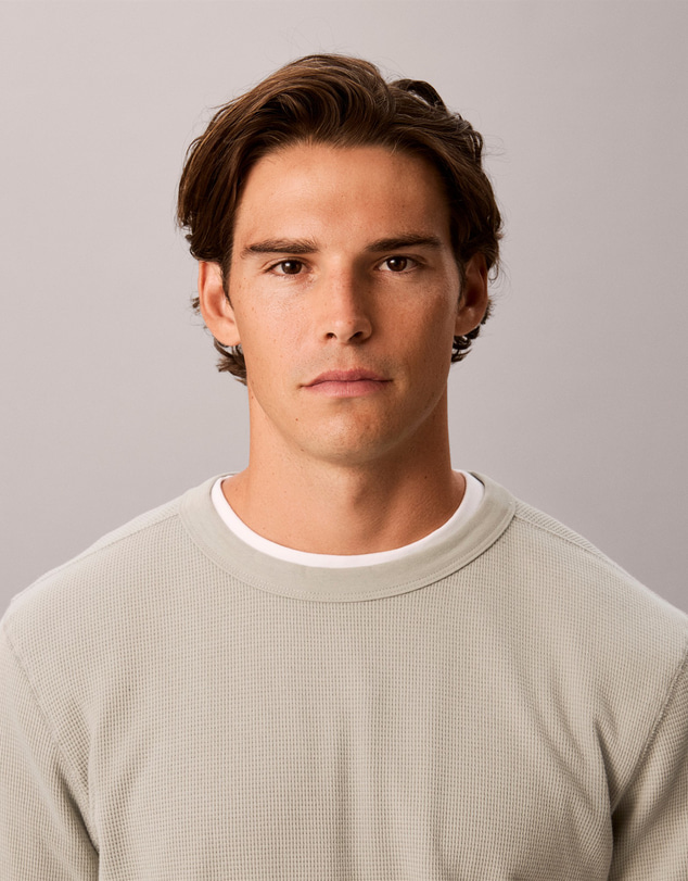 Calvin Klein Jeans - Long Sleeve Waffle T-Shirt
