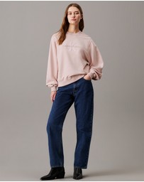 Calvin Klein Jeans - Relaxed Chenille Monogram Sweatshirt