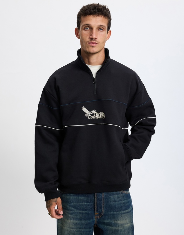 Thrills - Between Chaos Calm Quarter Zip Fleece Sweat