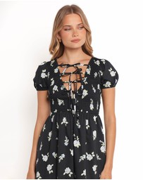 Petal & Pup - Winny Mini Dress - Navy Floral