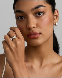 Michael Hill - Heart Signet Ring in Sterling Silver