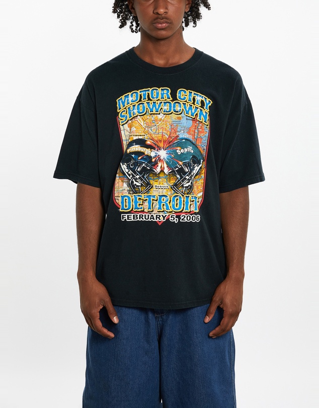 Vintage by The Real Deal - Pre Loved - Vintage Pittsburgh v Seattle Showdown Tee