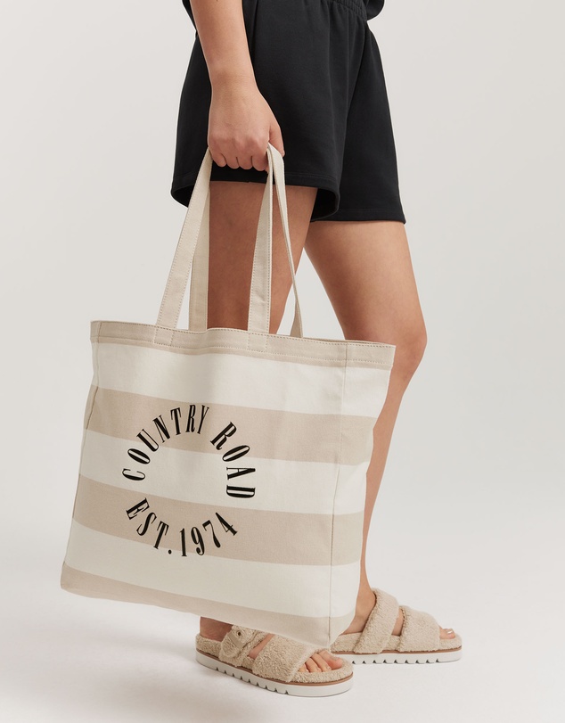Country Road - Australian Cotton Round Logo Shopper