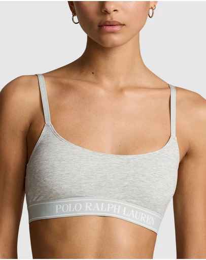 Polo Ralph Lauren - Polo Essentials Organic Cotton Unlined Scoop Bralette