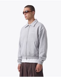 Zanerobe - Fleece Bomber Grey Marle