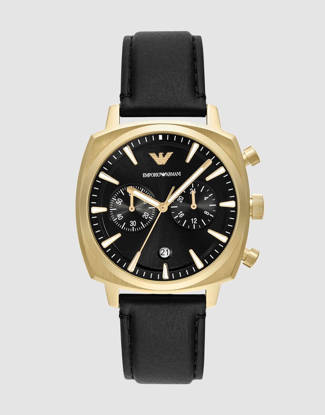 Emporio Armani - Black Chronograph Watch