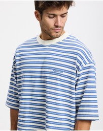 Zanerobe - Stripe Crop Flow Tee