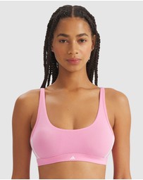 adidas Sportswear - Active Essentials Cotton 3 Stripes Scoop Bralette