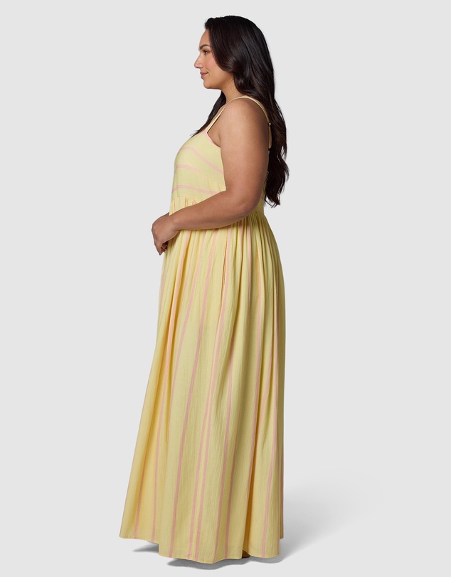 Something 4 Olivia - Daisy Stripe Maxi Dress