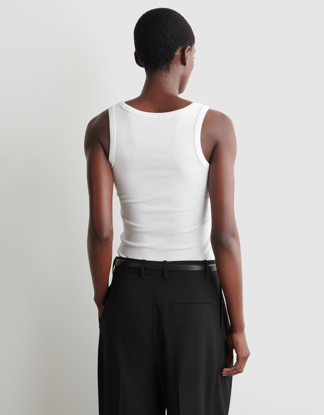 COS - Ribbed Cotton Tank Top