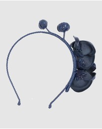 Max Alexander - Leather Flowers Headband