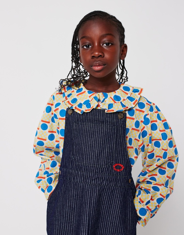 Bobo Choses - Tic Tac Toe Denim Dress - Kids-Teens