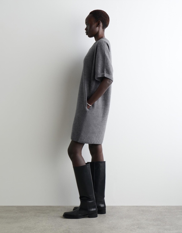 COS - Sculpted Merino Wool Mini Dress