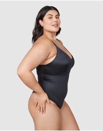 Spanx - Shaping Satin-Thong Bodysuit