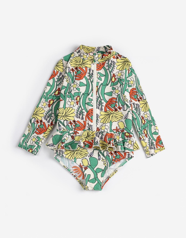 Bobo Choses - Colour Herbalist All Over Swim Overalls - Babies