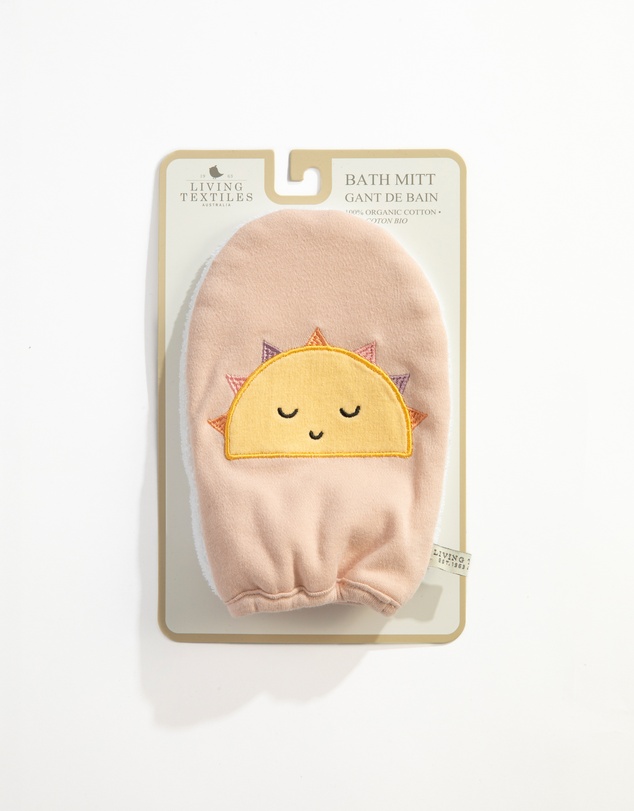 Living Textiles - Organic Bath Mitt - Bohemian Bliss