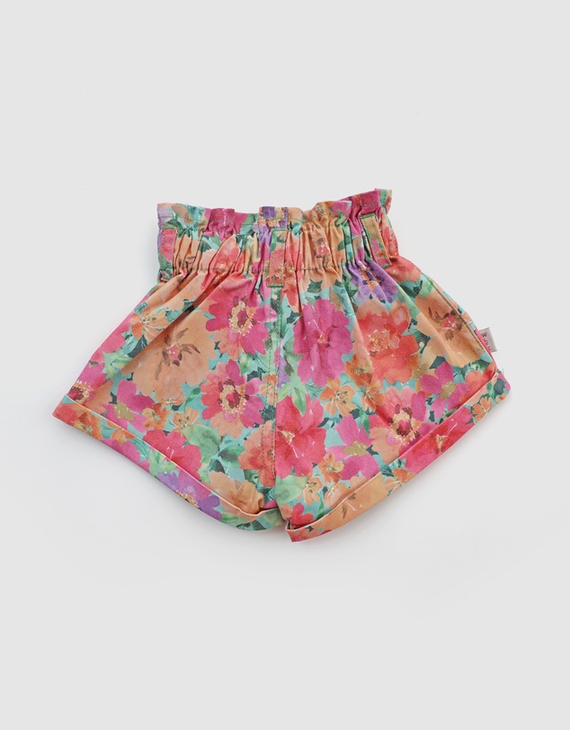 WITH LOVE FOR KIDS - Paperbag Denim Shorts - Babies - Kids