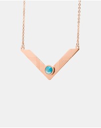 Pastiche - Blue Flame Necklace