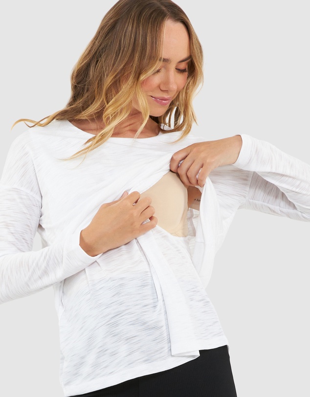 Ripe Maternity - Jazmin Long Sleeve Nursing Top