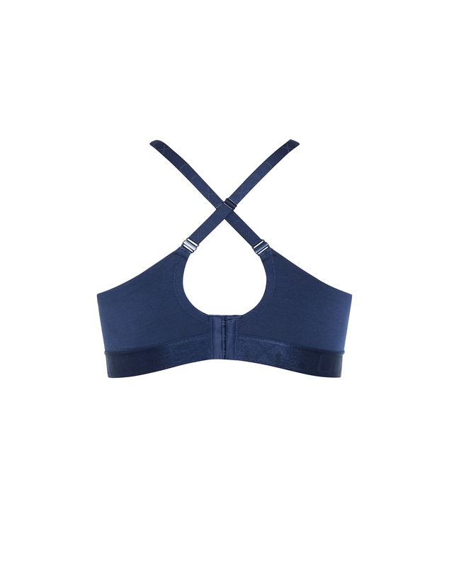 City Chic - Plus size Signature CCX Wireless Bra - navy