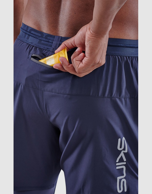 SKINS - SKINS Compression Men's Series-3 Clothing Superpose Tight Navy Blue