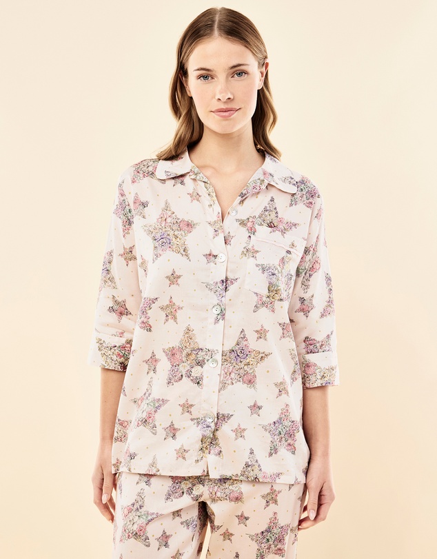 Papinelle - Floral Star Crop PJ Set